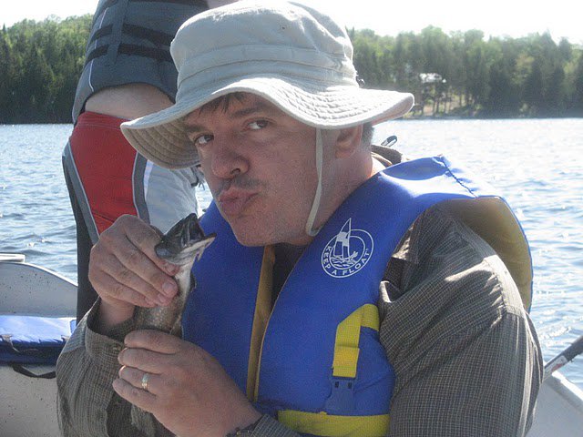 Carl Savard a la pêche
