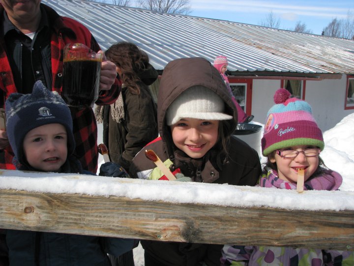 La famille Gagnon se sucre le bec.